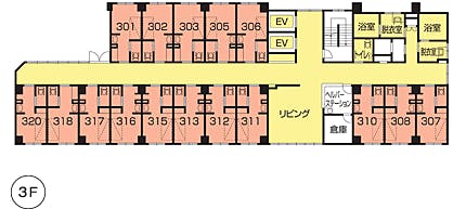 ニチイホーム 中馬込 間取図