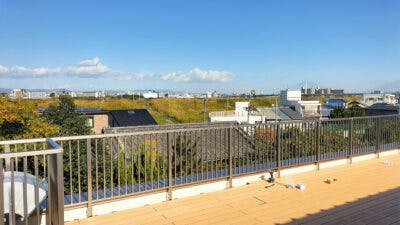 HIBISU城北公園通 4階テラスからの眺望