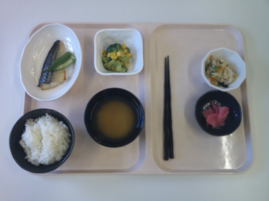 さわやかこうなん館 野菜中心の食事