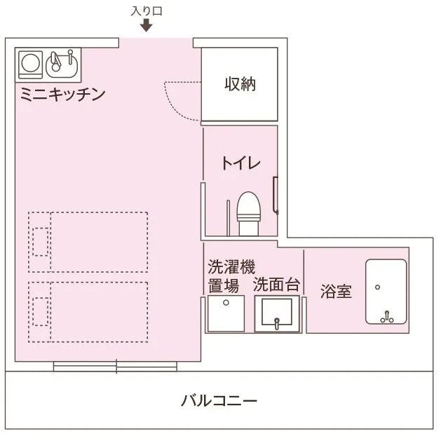 ココファン川崎加瀬 間取図