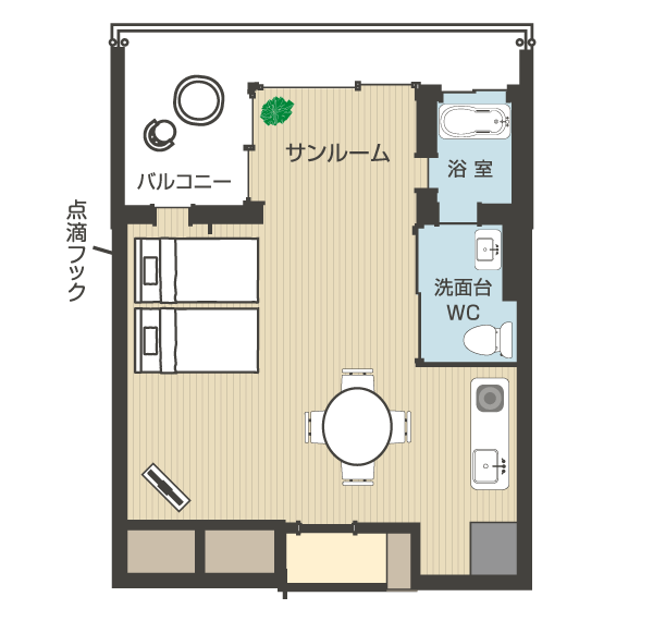 ゆずり葉の森 間取図