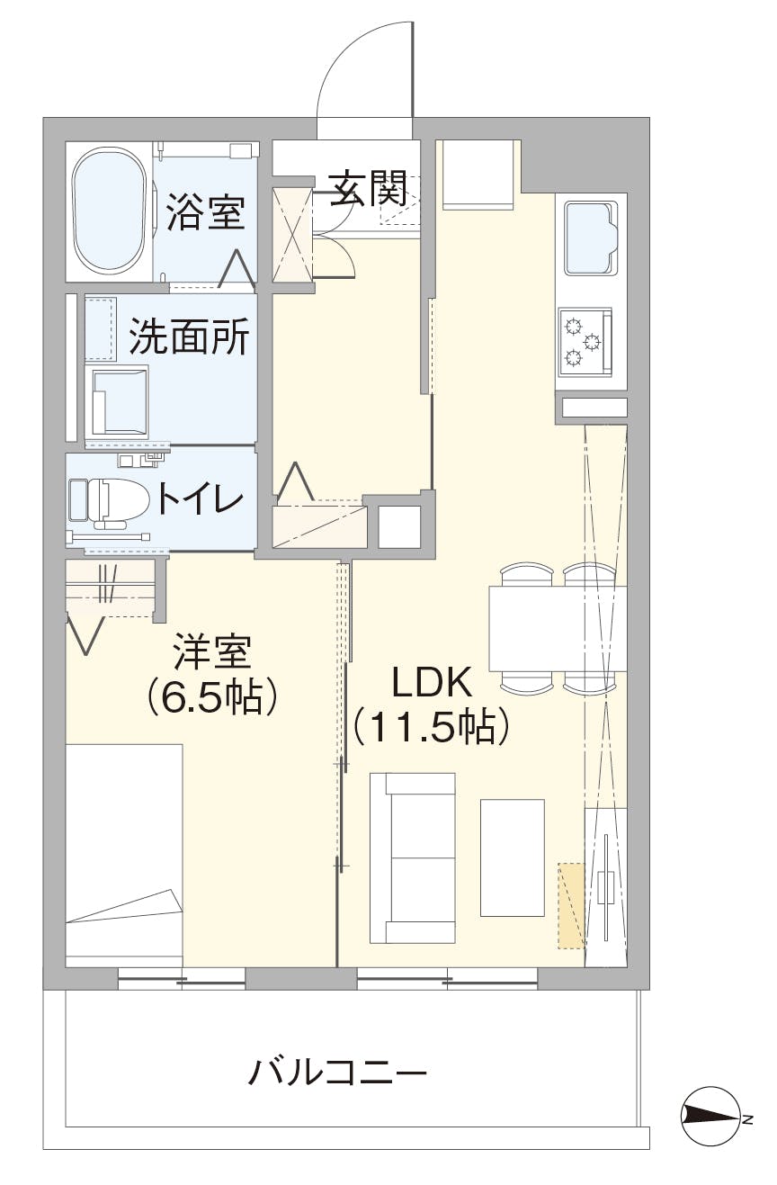 グランドマスト浜田山 間取図