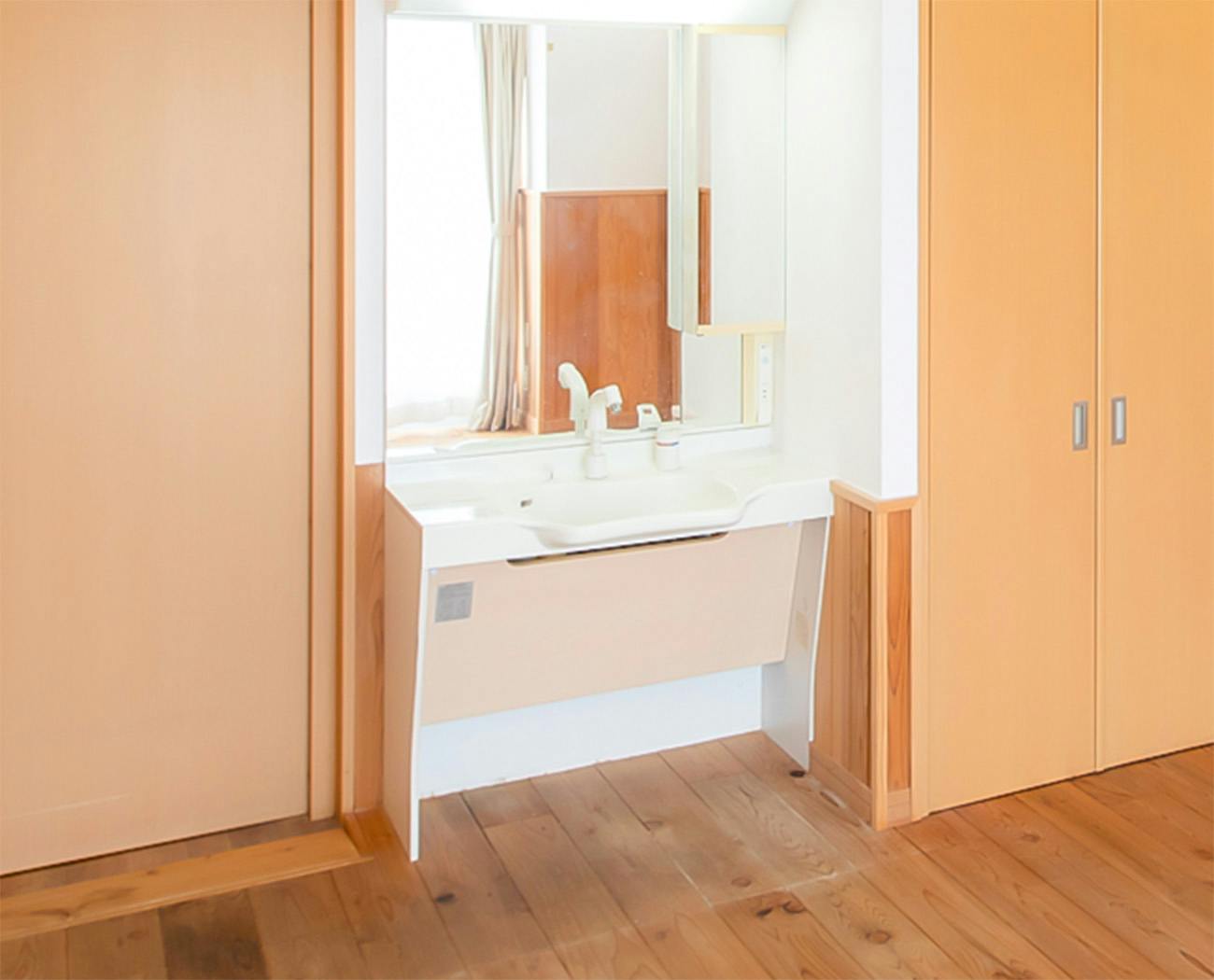 ケアハウス エバーグリーンみずほの 洗面台