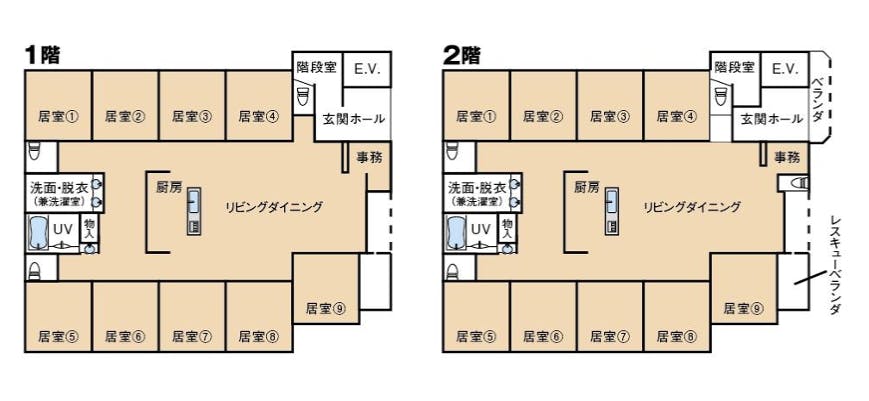 グループホームおもとの郷東本郷 間取図