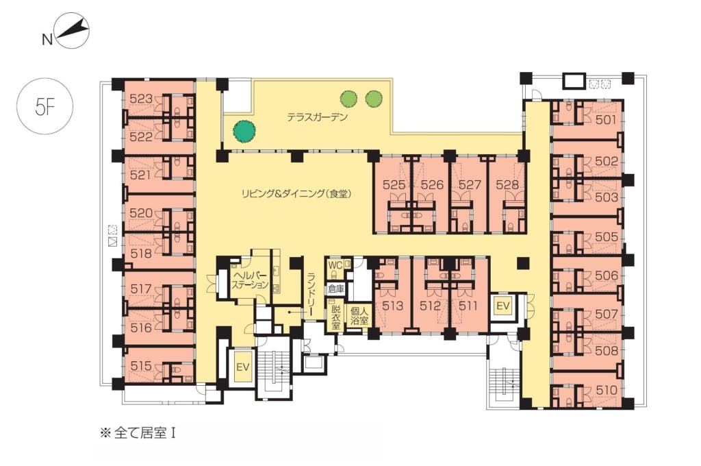 ニチイホームセンター北 間取図