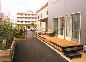 グループホームよしおか 中庭