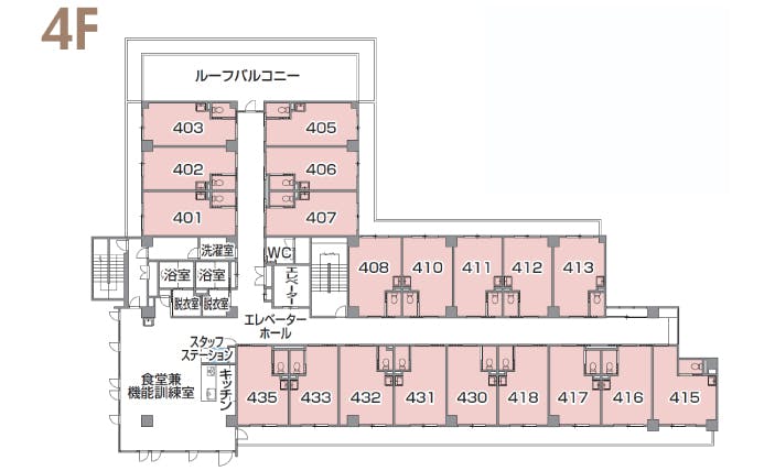 チャームスイート京都桂坂 間取図