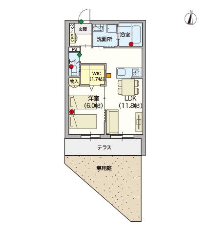 ヘーベルVillage千鳥3丁目 間取図