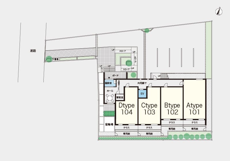 ヘーベルVillage大宮 間取図