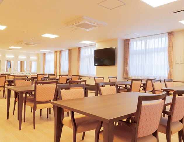 リアンレーヴ金沢八景 食堂兼機能訓練室(2F)