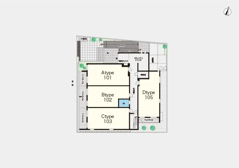 ヘーベルVillage用賀多摩川台 間取図