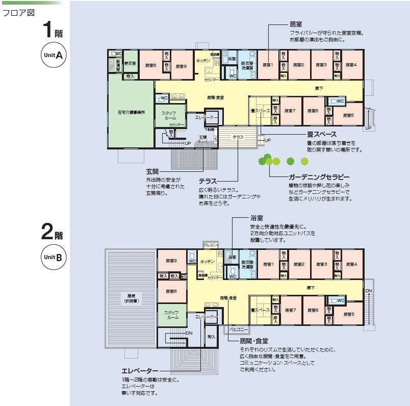 ニチイケアセンター和歌山城北 間取図