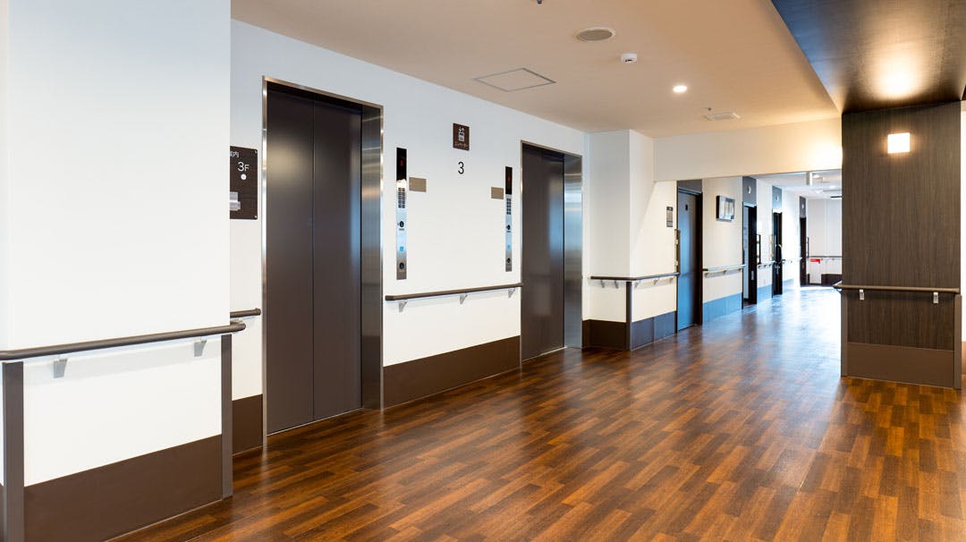 リアンレーヴ上尾 エレベーターホール（3F）