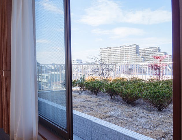 リアンレーヴ板橋 屋上庭園