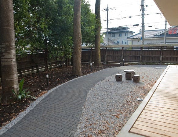 応援家族あきる野 庭