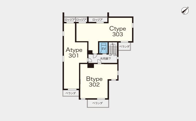 ヘーベルVillage三軒茶屋 間取図