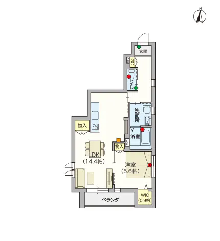 ヘーベルVillage住吉Ⅱ 間取図