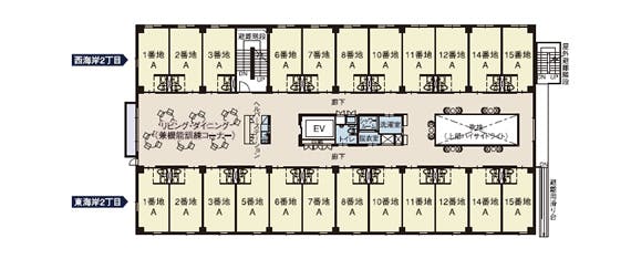フェリエ ドゥ 鵠沼海岸 間取図