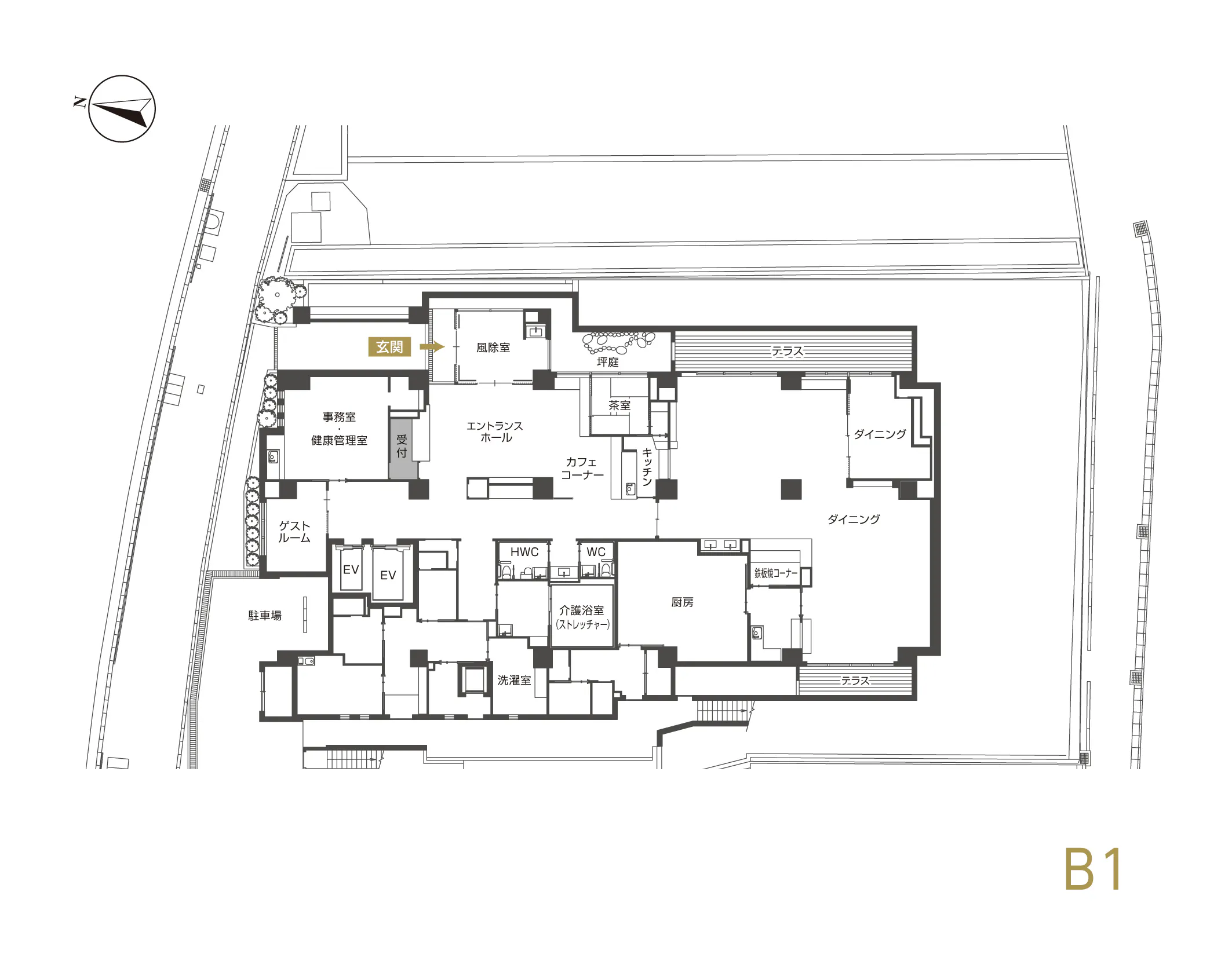 チャームプレミア京都岡崎 間取図