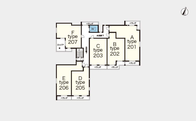 ヘーベルVillage湘南台Ⅱ 間取図