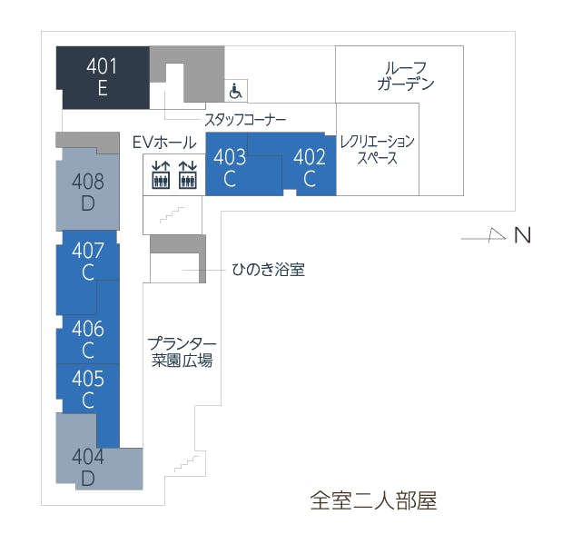 ツクイサンシャイン西馬込 間取図