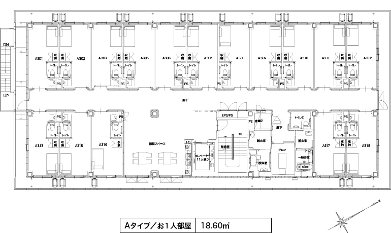 アルファリビング姫路城北 間取図