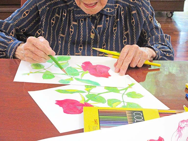 アライブ浜田山 塗り絵