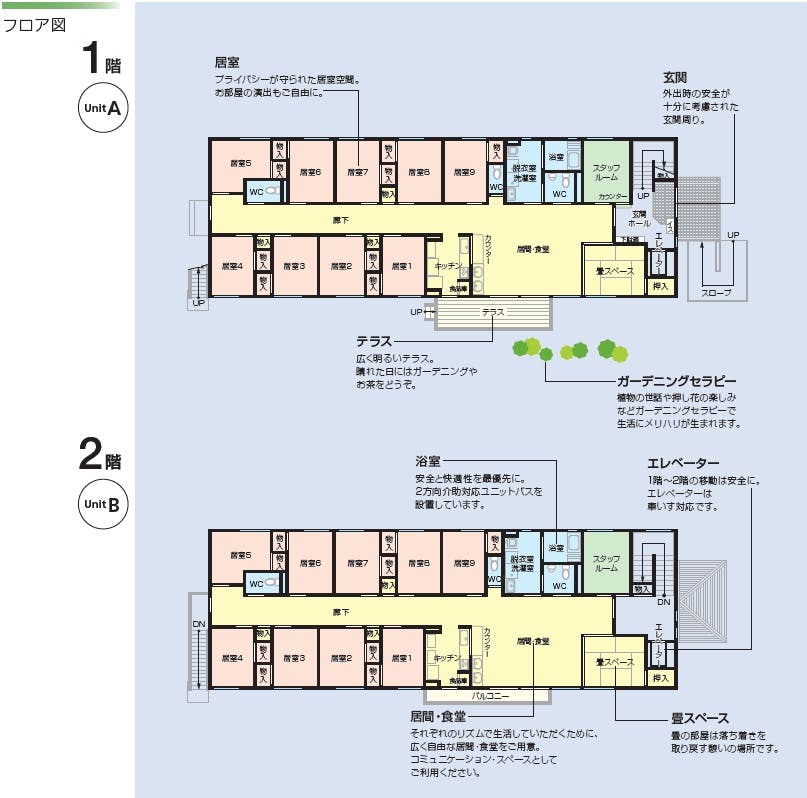 ニチイケアセンターみずえ 間取図