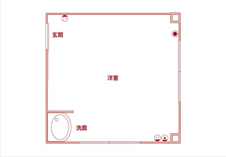 ラビアンローズ高槻 間取図