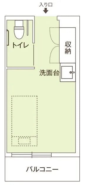 ココファン川崎加瀬 間取図