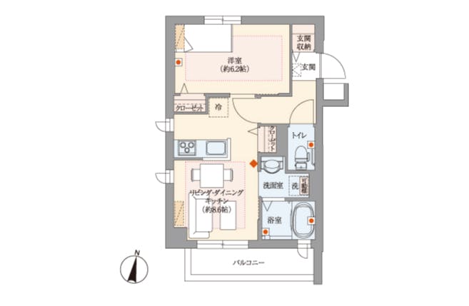 グランドマスト中野若宮 間取図