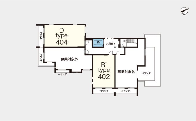 へーベルVillage小田急相模原 間取図