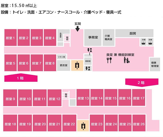 ソレイユ晴晴 間取図