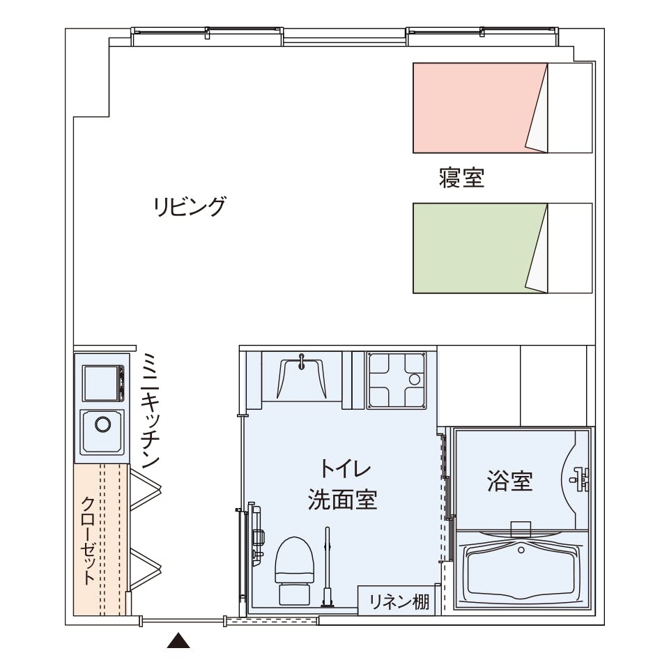 グッドタイム リビング 大阪ベイ 間取図