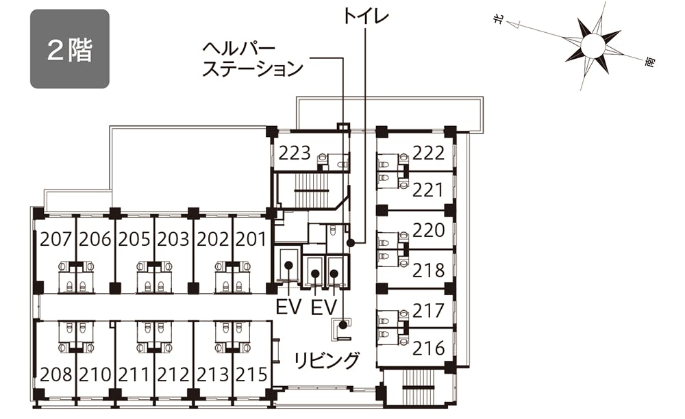 イリーゼ札幌南三条 間取図