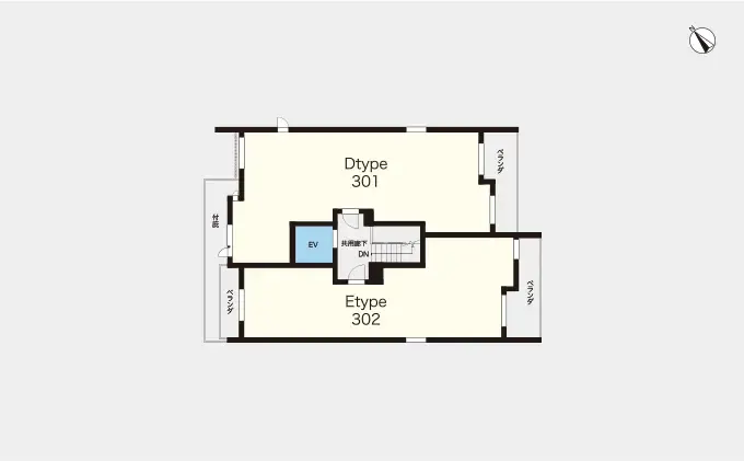 ヘーベルVillageおおたかの森南 間取図
