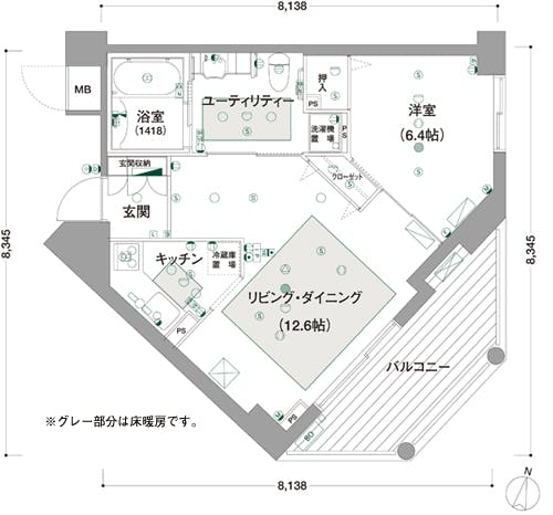 サンガーデン湘南 間取図