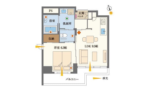 グランドマスト椎名町 間取図