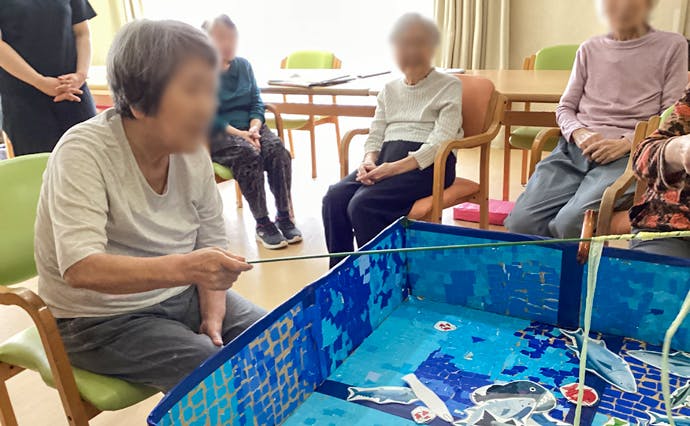 ヒューマンライフケア大野城の宿 魚釣りゲーム