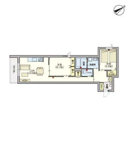 ヘーベルVillageひばりが丘 間取図