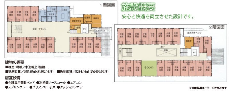 介護付有料老人ホーム しなのの里 間取図