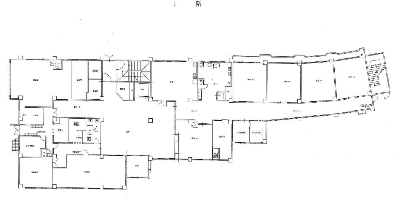 特別養護老人ホームみかど荘 間取図