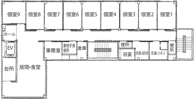グループホームひかり幸町 間取図