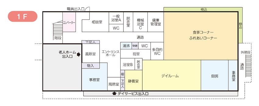 住宅型有料老人ホーム ゆいの郷桃山 間取図