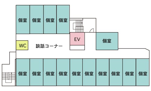 サービス付き高齢者向け住宅マイライフ 間取図