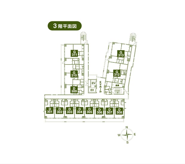 ロングライフ・クイーンズ宮崎台 間取図