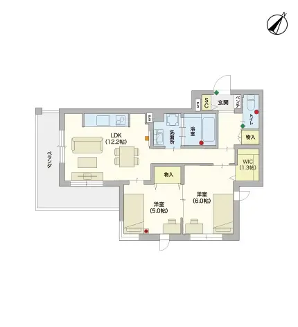 ヘーベルVillage市ヶ尾 間取図
