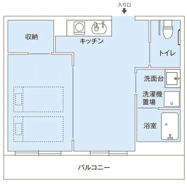 ココファン川崎加瀬 間取図