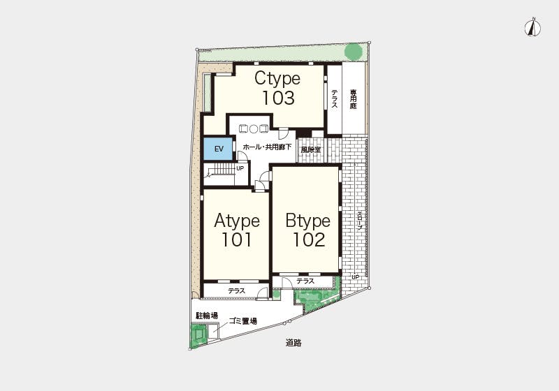 ヘーベルVillage新高円寺 間取図