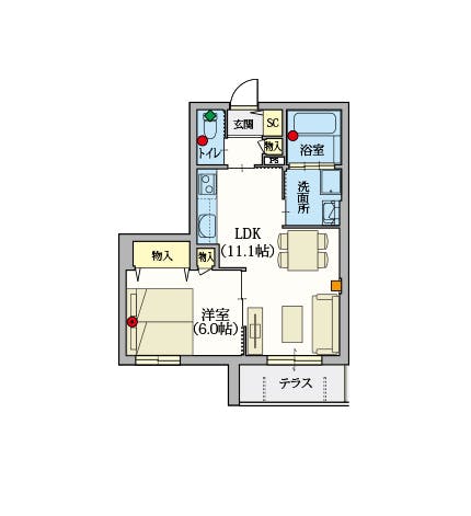 ヘーベルVillage高島平 間取図